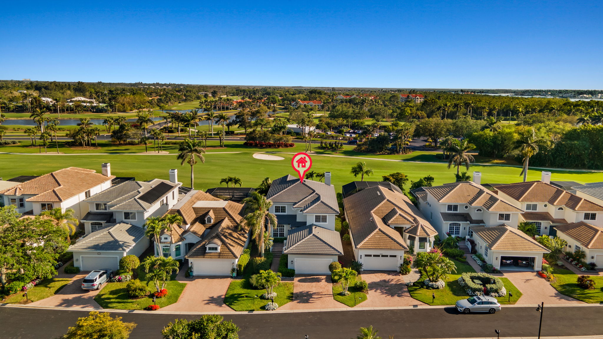 Aerial Front Exterior 2 -Marker