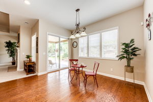 Dining Room w Patio Access