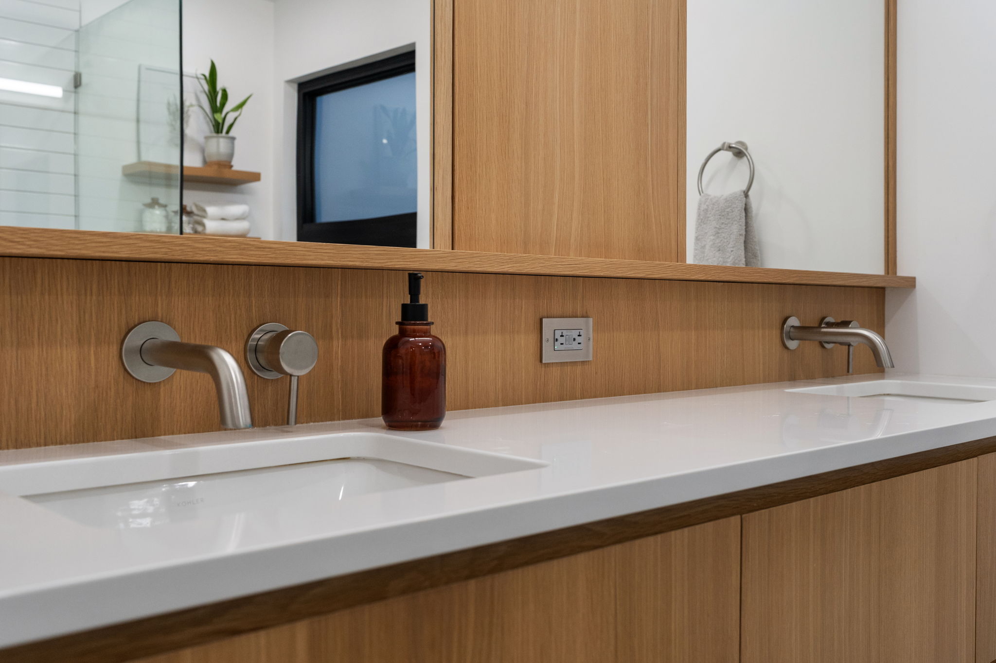 Custom bathroom cabinetry