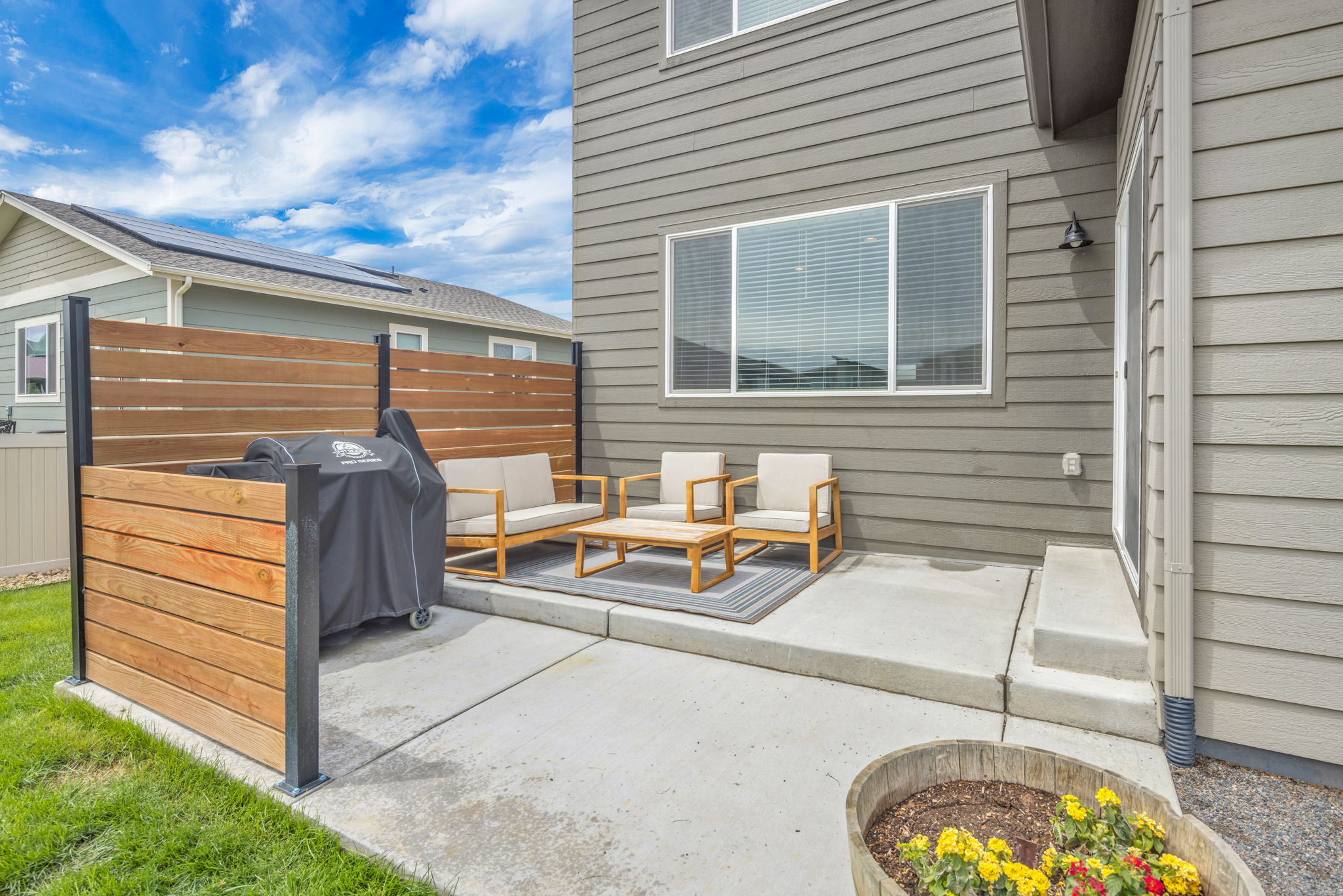 Back Patio is Ready for Your Summer Grill Nights