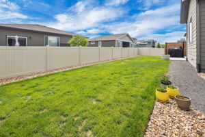 Fenced Yard Offers Privacy