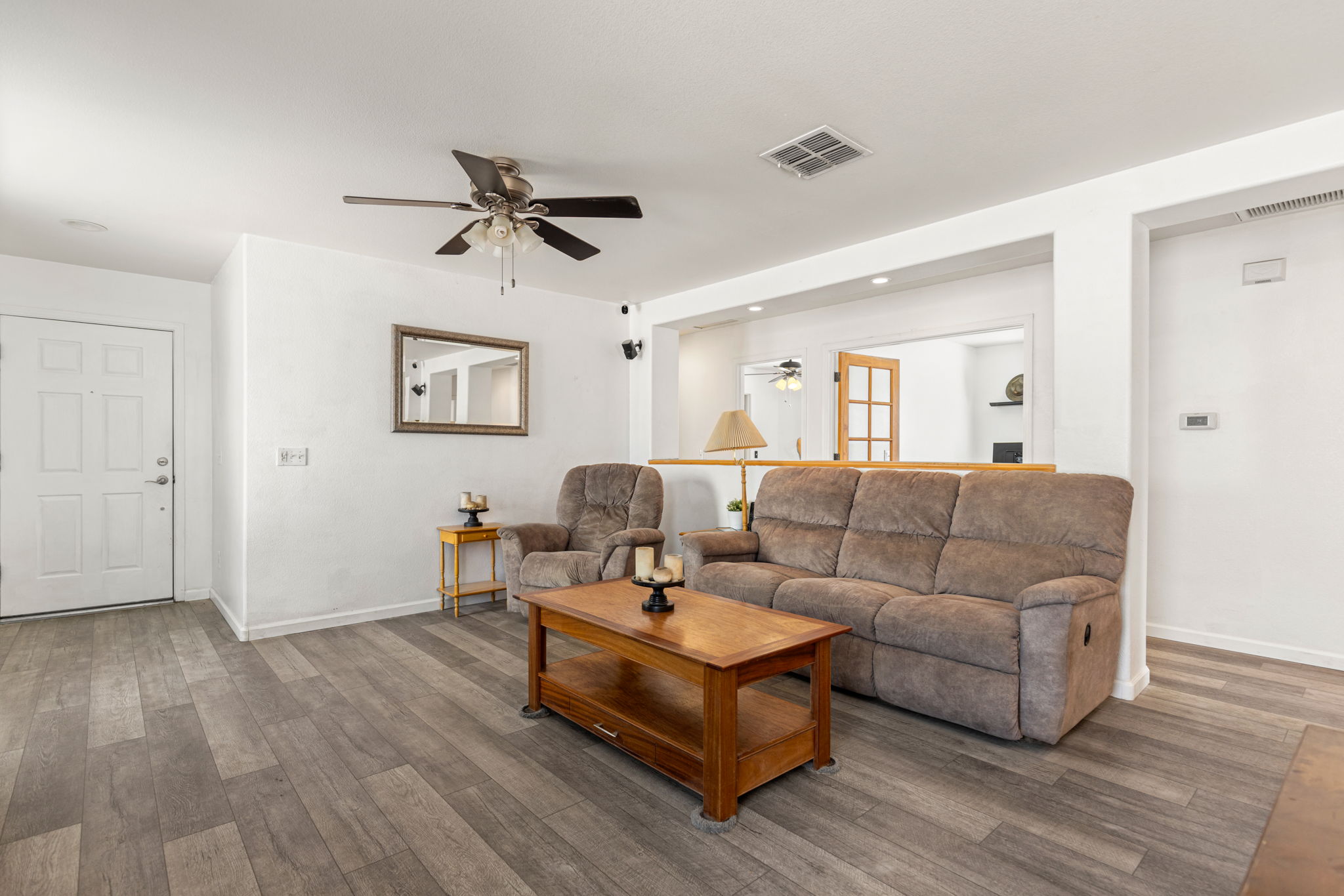 Luxury vinyl plank flooring throughout the whole home.