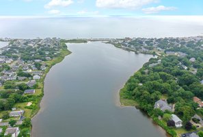 Drone shot of Little Pond