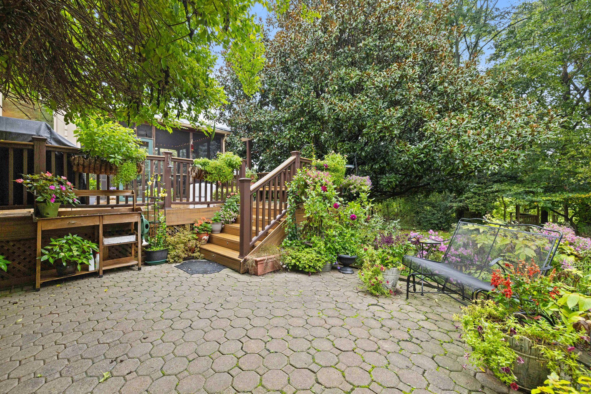 Patio and deck