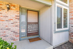 Front Door outside Entry