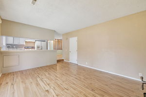 Family Room Kitchen/gar door