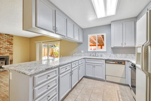 Kitchen, view to bkyrd