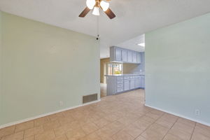 Dining w/view to Kitchen/liv. rm