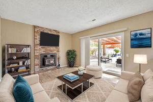 Family rm / virtual staged