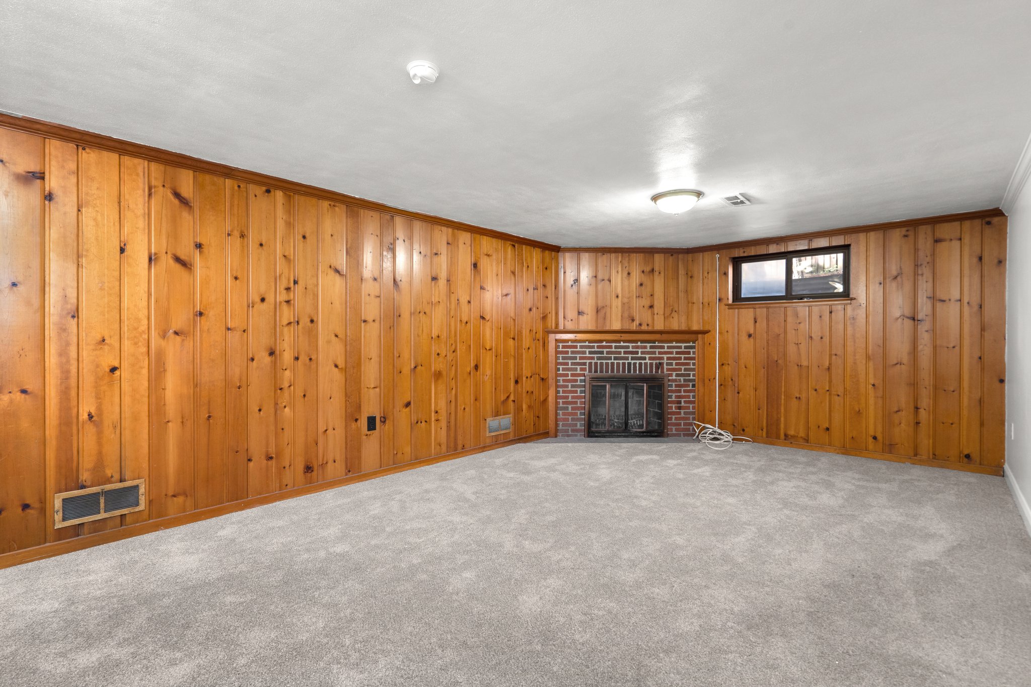 Recreation Room with Fireplace