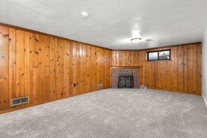 Recreation Room with Fireplace