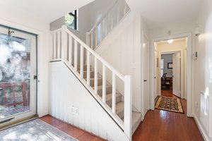 Warm and inviting foyer