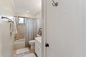 Convenient & refreshed downstairs full bathroom