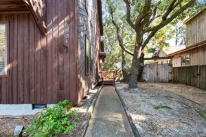 Pathway to the inviting front entrance