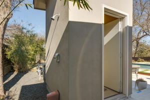 Outdoor Shower outside Pool Bath