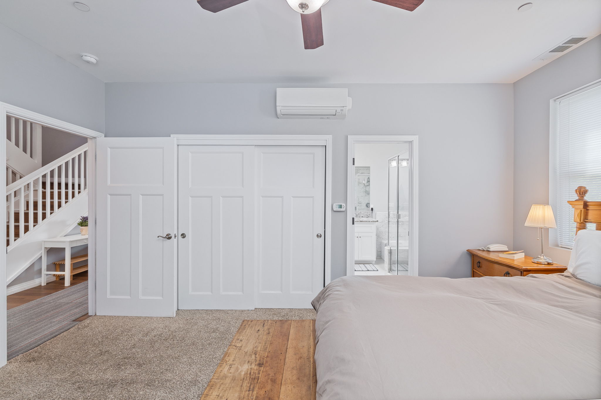 main level ensuite bedroom