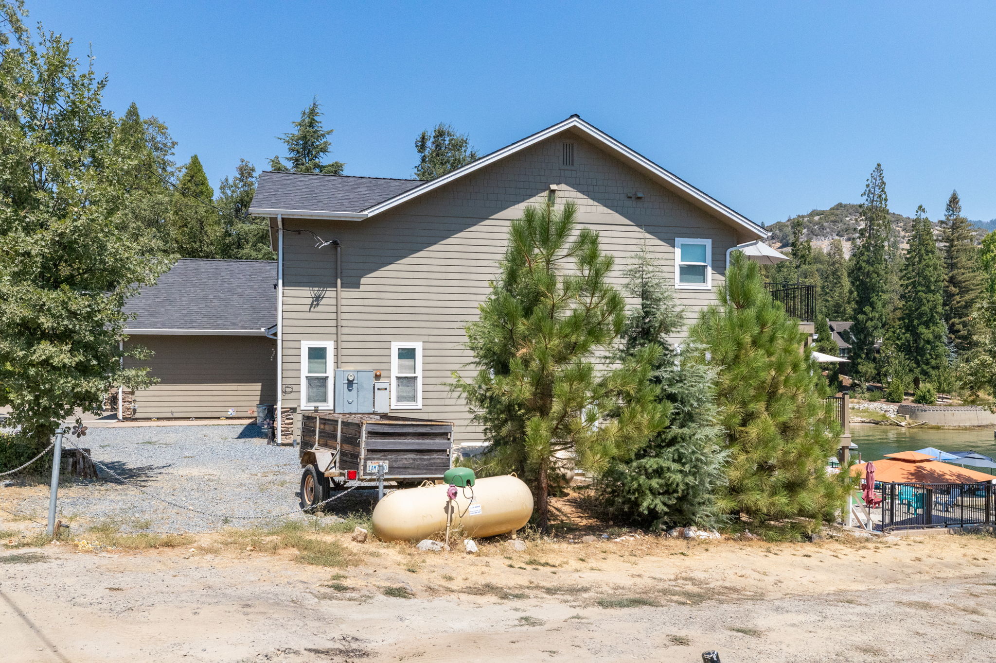 Side View of Home
