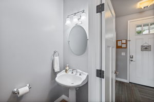 main level half bath