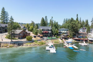 Drone Shot Dock and House