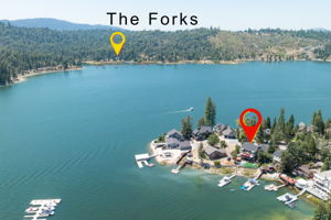 Drone Shot Showing The Forks