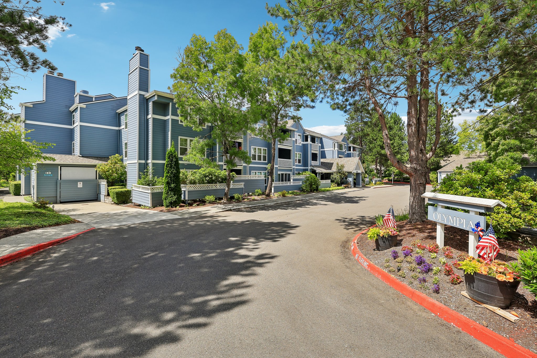 Olympia Building parking area