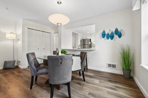 Updated and delightful living spaces