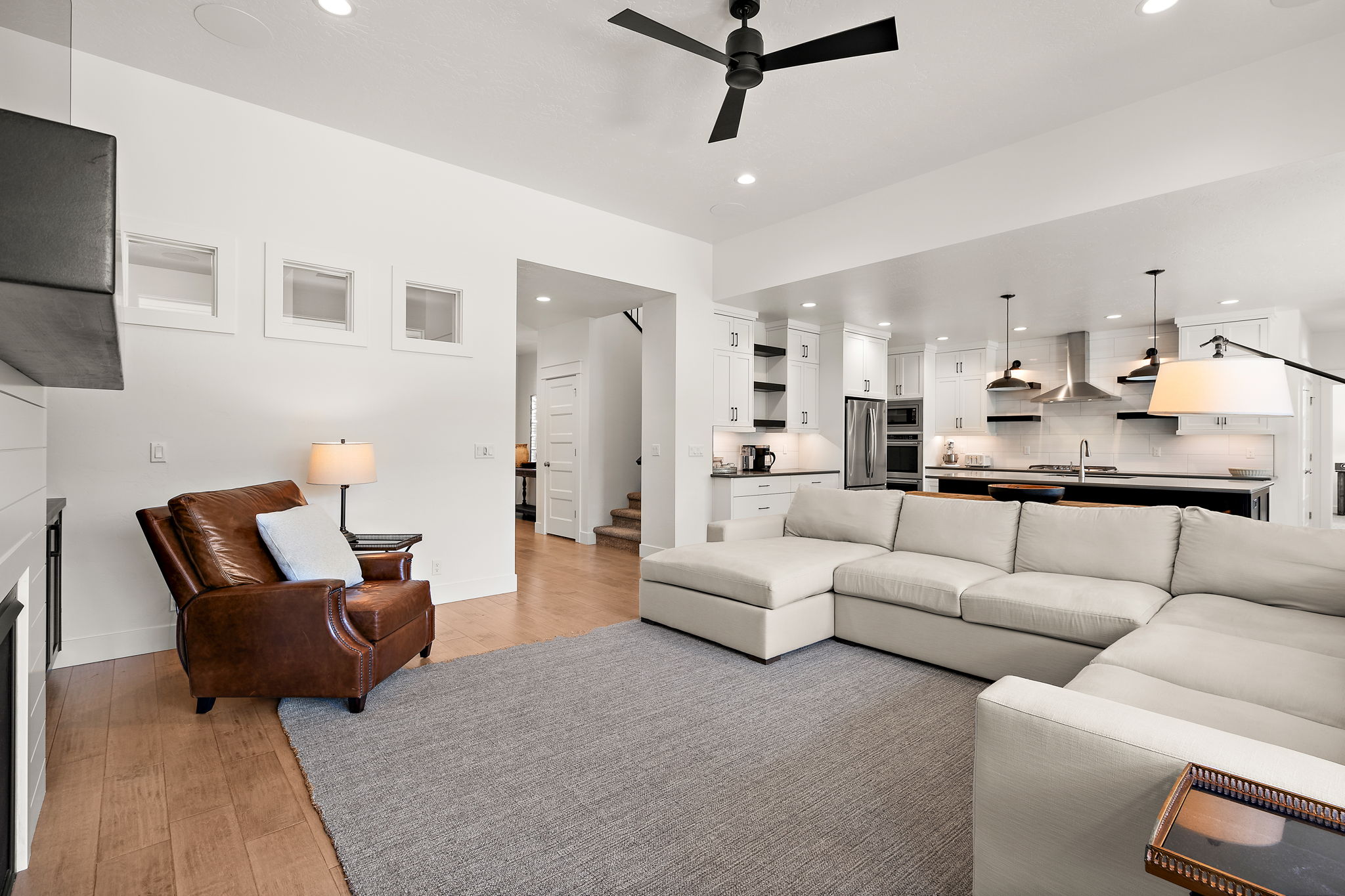 Extensive Birch Flooring