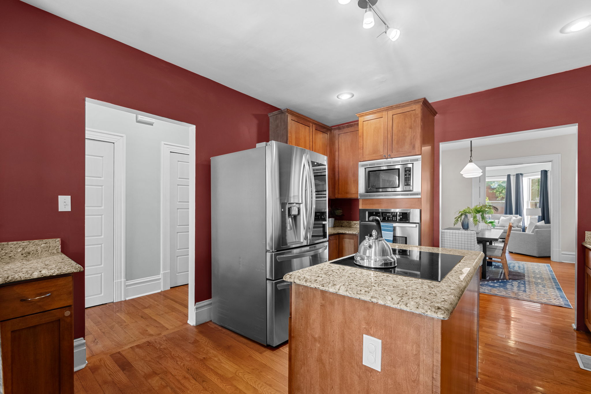 Hardwood floors, 42 inch cabinets, no expense spared.