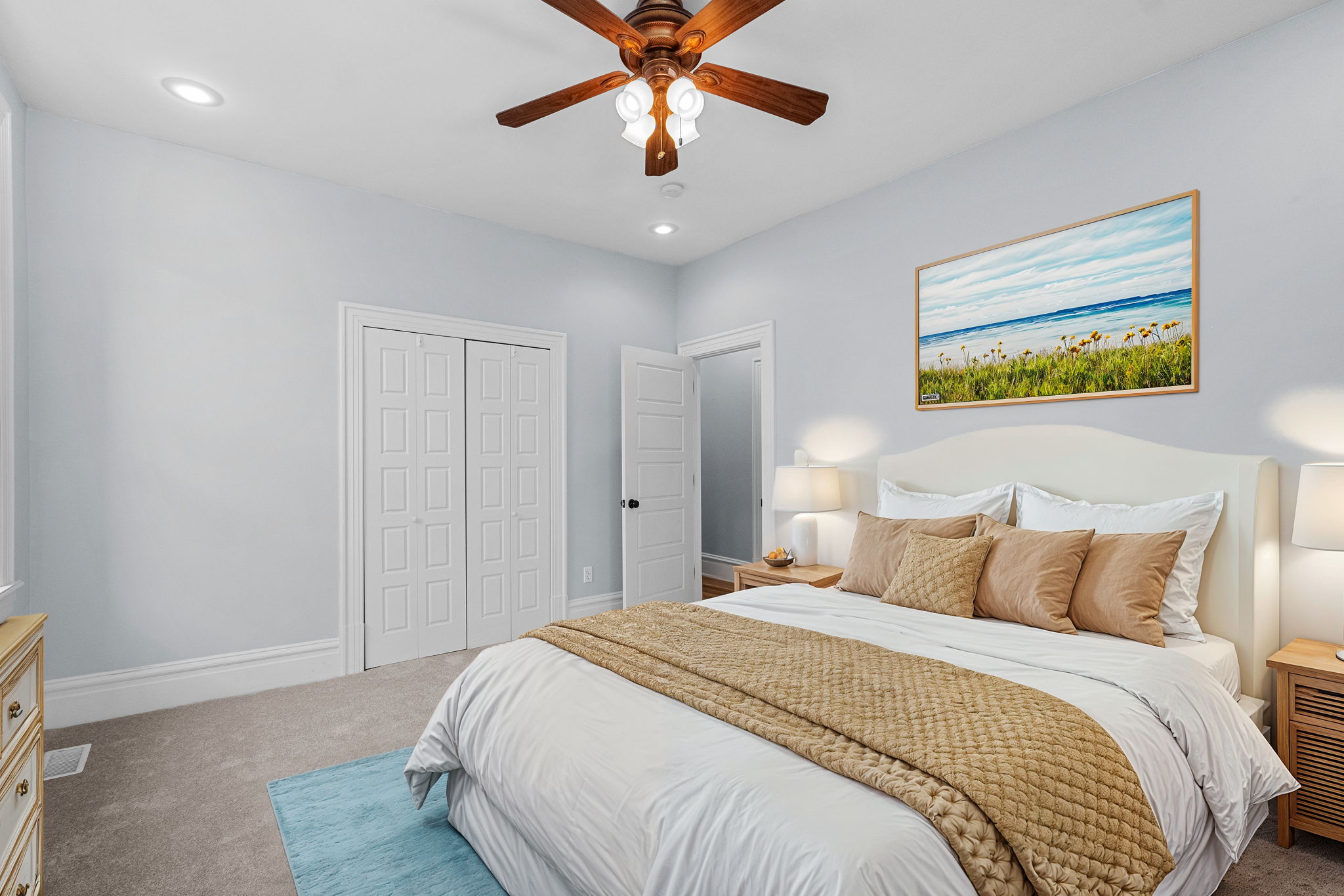 Bedroom 2 has been virtually staged to help a Buyer conceptualize the space.