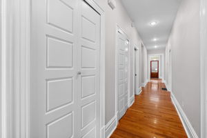 The foyer central hall is such an incredible feature for ease in entertaining!