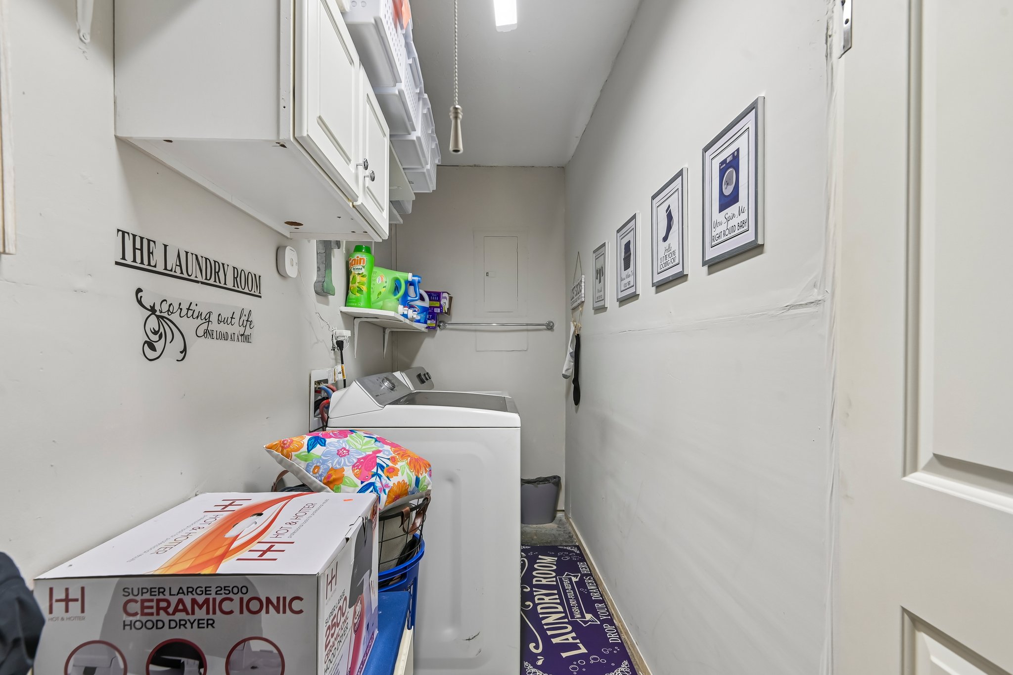 added laundry room