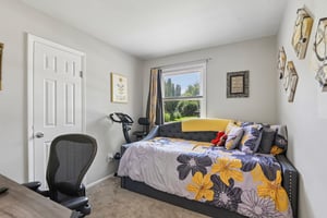 bedroom 3 now used as an office and guest room