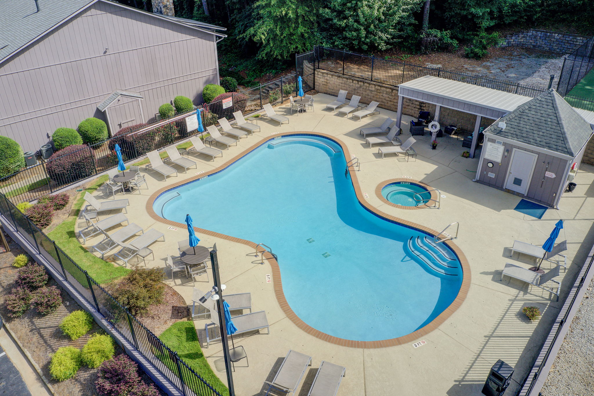 31 Aerial Community Pool Detail