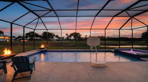 Twilight - Pool Area