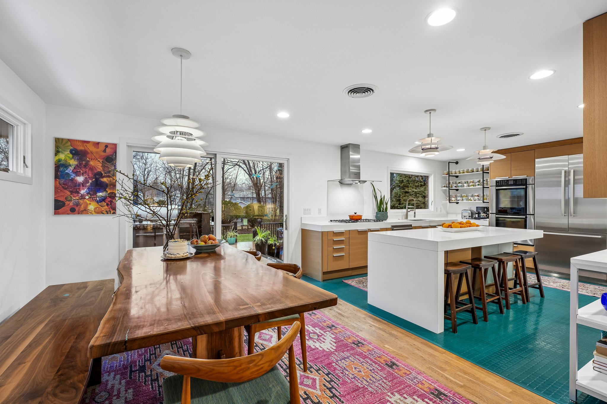 What's better than an open plan with a refreshed kitchen?
