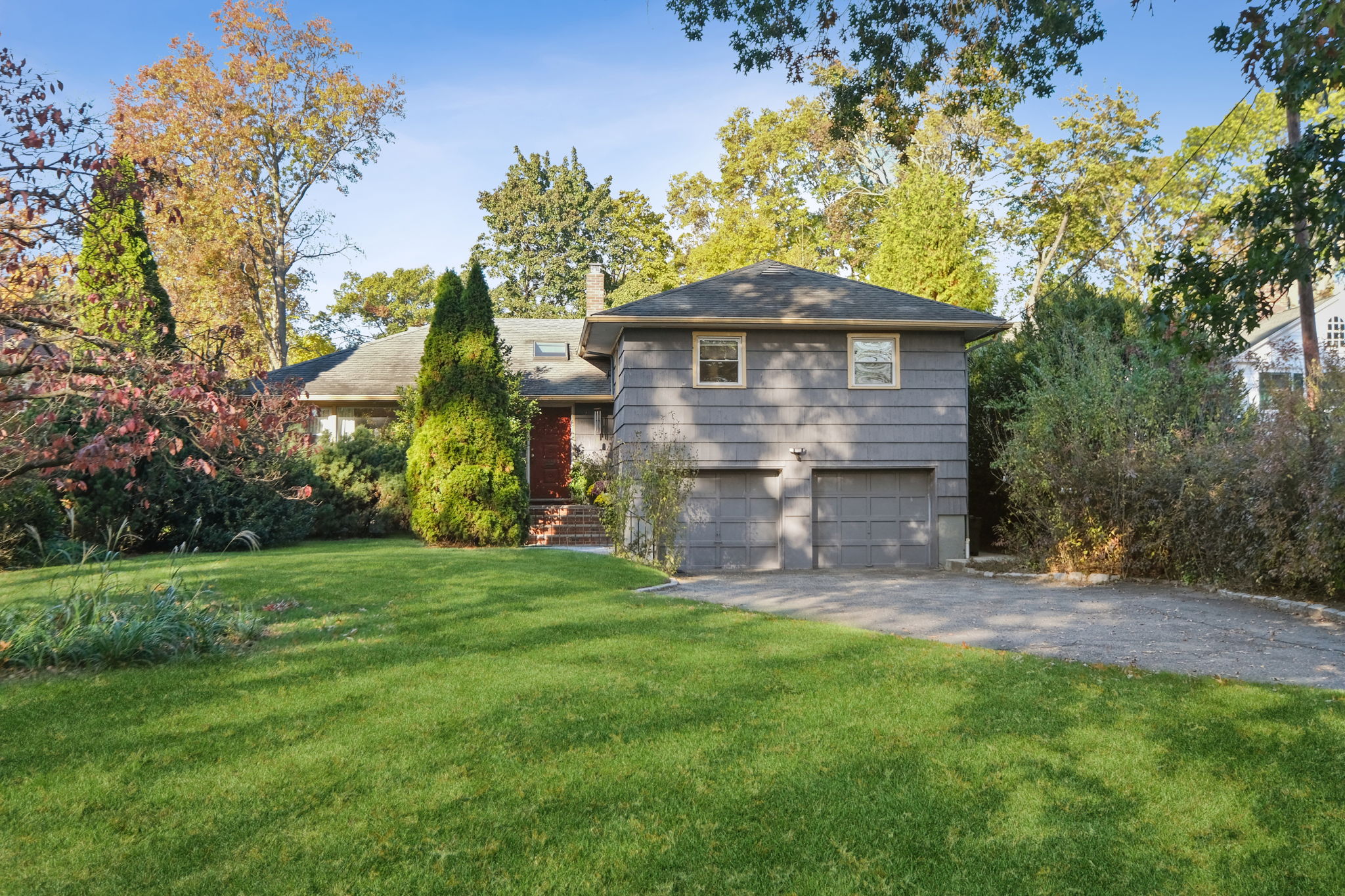 Tucked far back from Grove Street, a block from Brookdale Park and 7 blocks from Watchung Plaza eateries and NYC train, this stylish mid-century retreat feels like a hidden sanctuary in the middle of Montclair.
