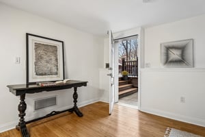 Ground floor family room, with separate entrance, could also be a 4th bedroom.