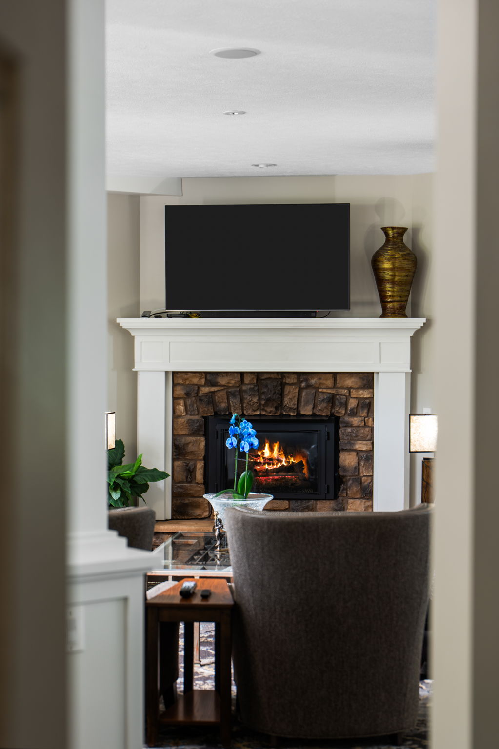 Main Level Fireplace