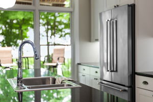 Kitchen Island Looking Out