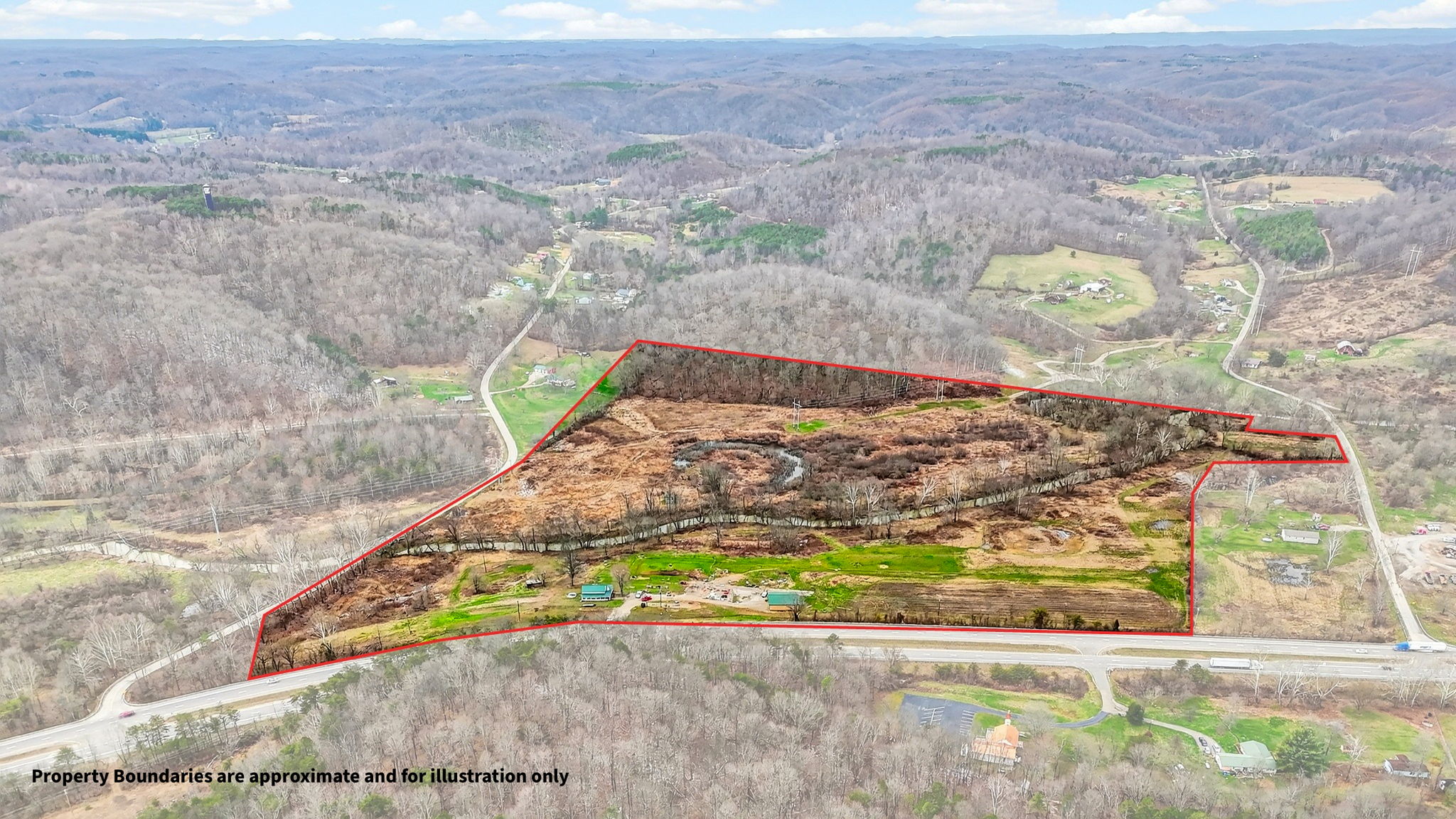 3988 US Rt 35 Property Outline