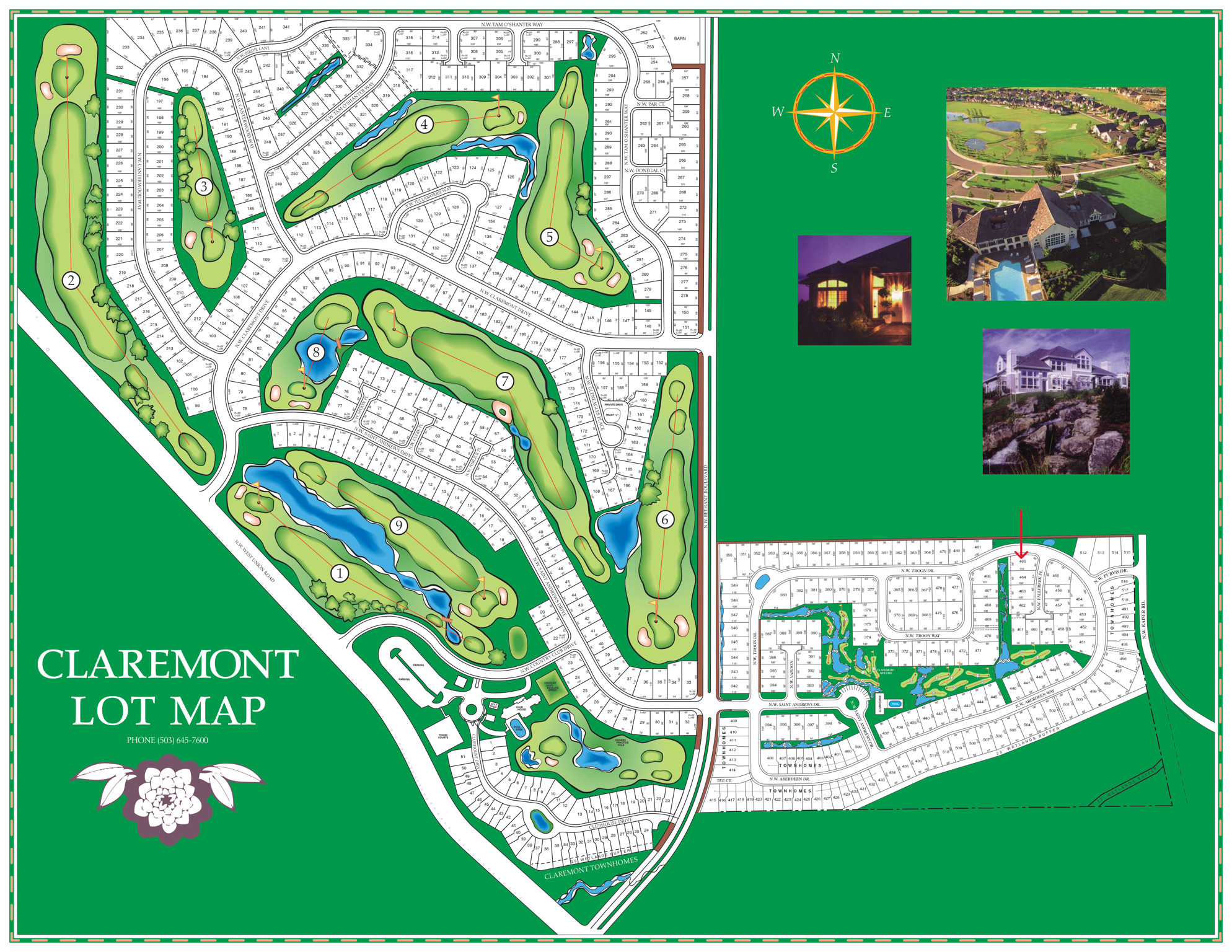 Claremont Neighborhood Map