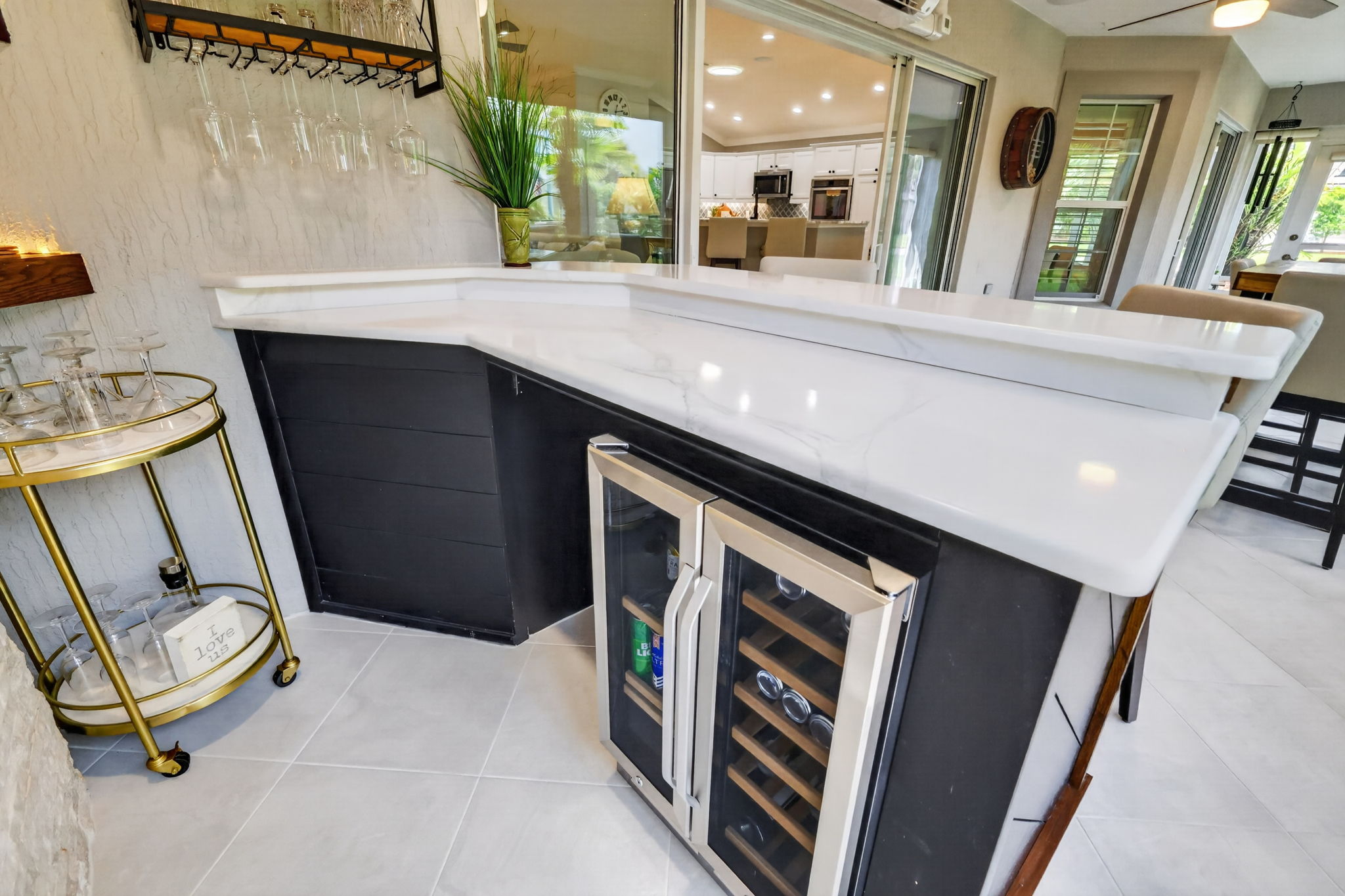 Wine Fridge in Lanai