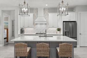 Enjoy casual dining at the breakfast bar