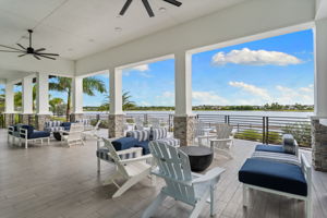 Lakehouse outdoor seating