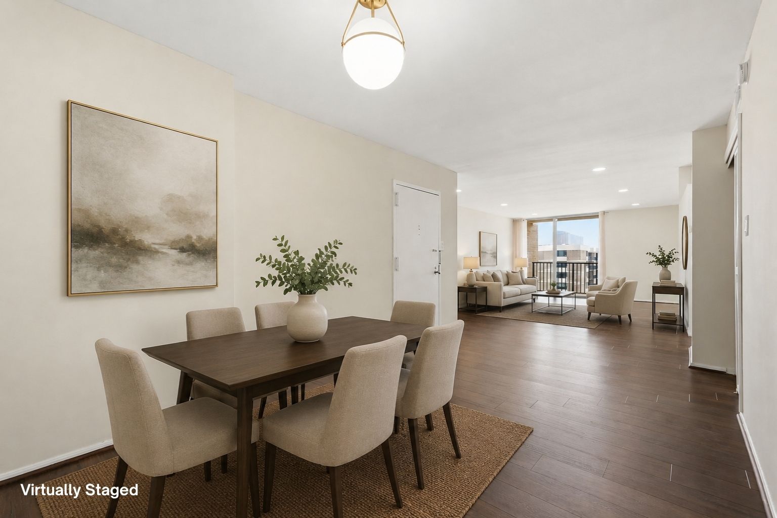 Dining Room Open to Living Room & Kitchen