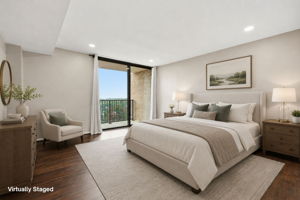 Bedroom with Second of Two Balconies