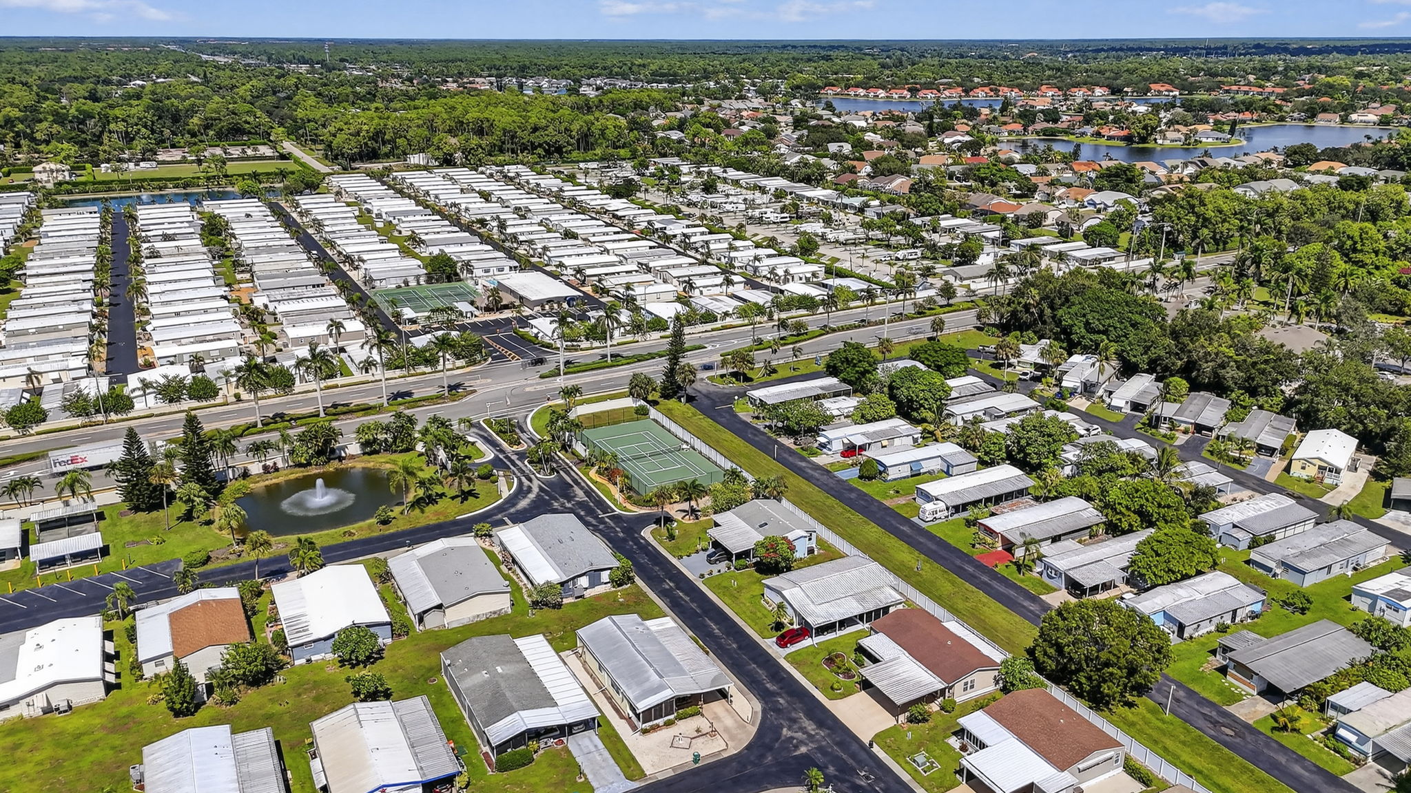 Aerial Front Exterior 2