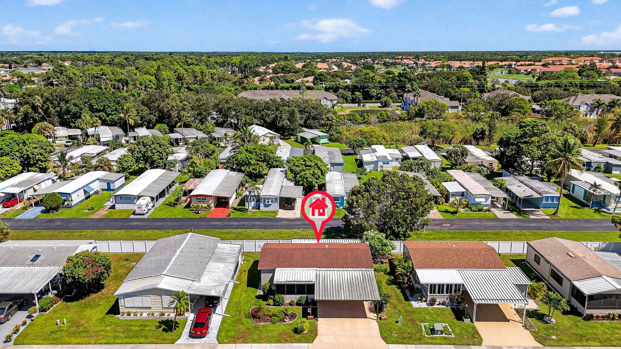 Aerial Front Exterior 1 - marker