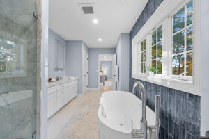 Master Bath - Soaking Tub with Hand Shower