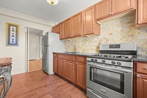 Kitchen with stainless